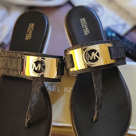 michael kors briar thong sandals|michael kors closed toe sandals.